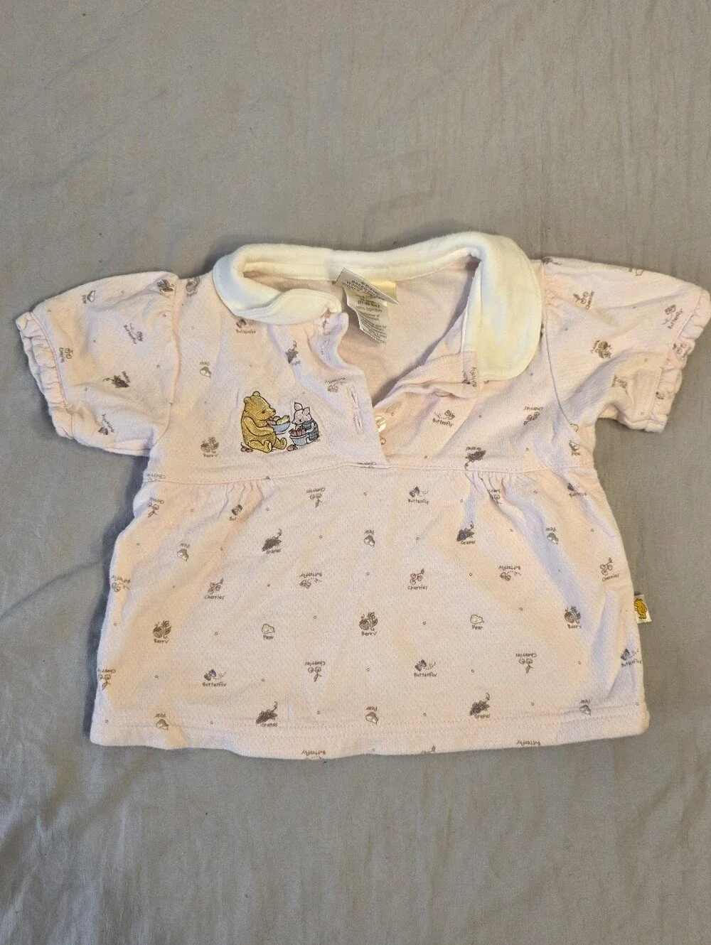 Vintage 2000s Winnie the Pooh Two-Piece Outfit